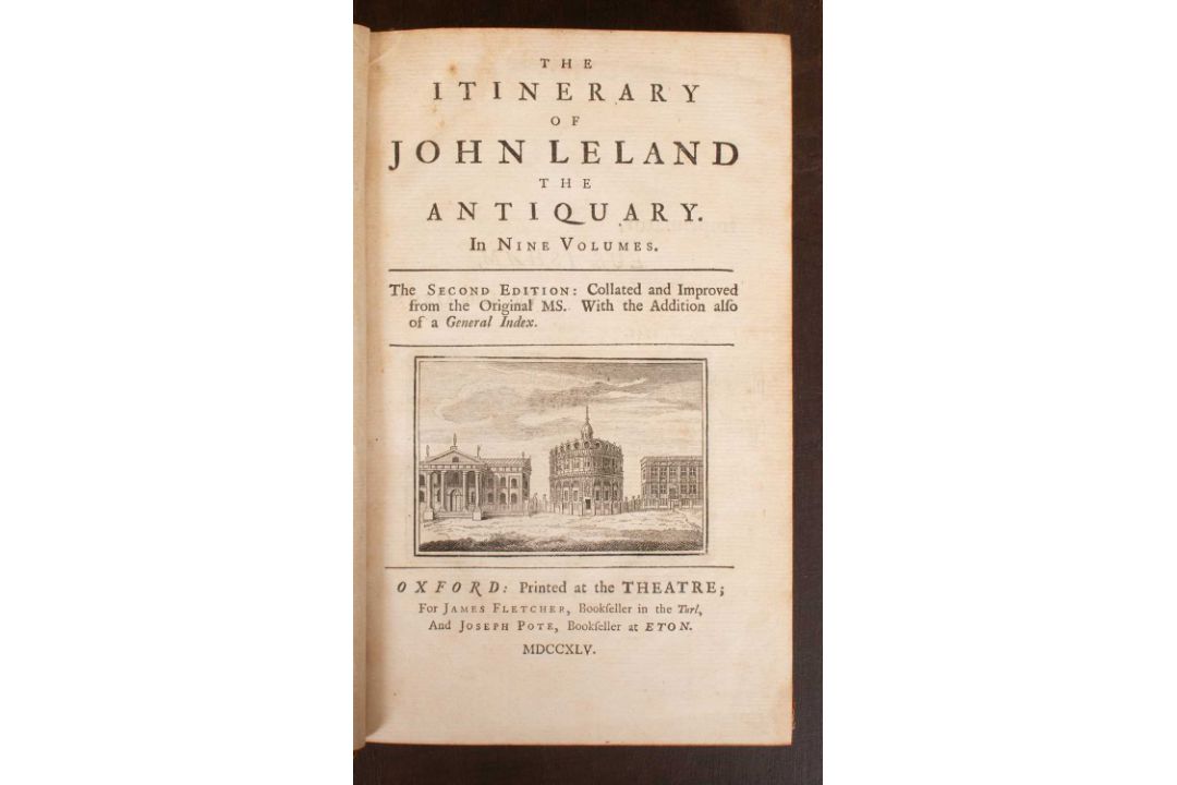 Hearne (Thomas) The Itinerary of John Leland the Antiquary - Image 2 of 5