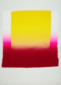 Rupprecht Geiger. Gelb vor moduliertem Rot / gelb – rot. 1959