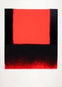 Rupprecht Geiger. Leuchtrot warm - Schwarz. 1965