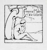 Franz Marc. Exlibris Franz Marc. – Ex libris Paul Marc. 1904