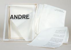 Mönchengladbacher Kassettenkataloge – Carl Andre. Andre. 1968