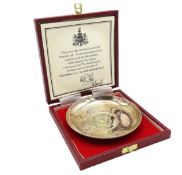 A limited edition 30/250 cased 1977 London silver