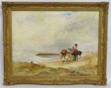 William Huggins (1820-1884), a large framed oil on