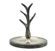 A 1916 Birmingham silver ring tree by Henry Matthe
