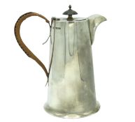 A 1928 Sheffield silver hot water jug by Walker &