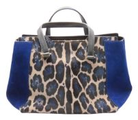 A Jimmy Choo Alfie large suede leather and 