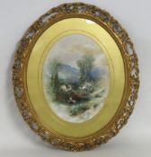 Thomas Dingle Junior (1844-1919), a framed oval la