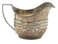 An 1806 George III London silver cream jug by Alic