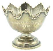 A 1924 Indian 0.935 silver bowl by Peter Orr & Son