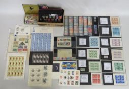 A collection of various stamps, sheets & some loos