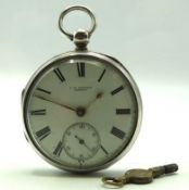 A J. W. Benson, London, silver pocket watch, not r