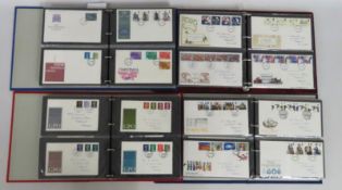 Four 1960s, 1970s & 1980s first day cover albums,
