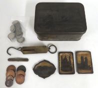 A selection of Georgian pennies, worn, a Jewsbury