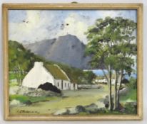 K. C. McKeown, Irish 20thC. a framed rural landsca