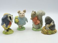 Four Royal Albert Beatrix Potter figures: Little P