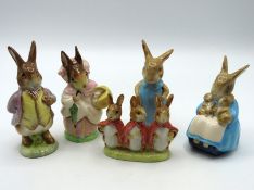 Four Beswick & one Royal Albert Beatrix Potter fig