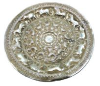 A small Ceylon white metal 