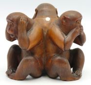 A Meiji period well carved Japanese 