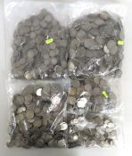 Approx. 15kg of nickel & similar mostly UK coinage