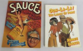 Book: Ronnie Barker, Sauce & Ooh-La-Lah, both hand