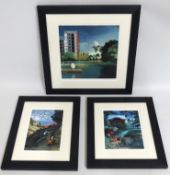 Three framed Ophelia Redpath signed limited editio