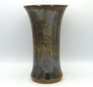 A Lancastrian pottery vase with high fired style g