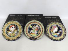 A boxed quantity of eight decorative Rosenthal por