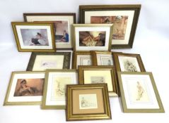 A collection of thirteen William Russell Flint pri