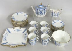 A Victorian 41 piece Wedgwood tea service with twe