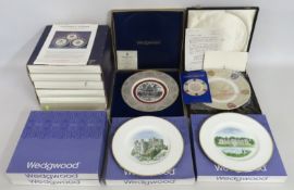 A quantity of various boxed collectors plates incl