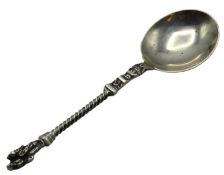 An 1898 Victorian Sheffield silver apostle spoon b
