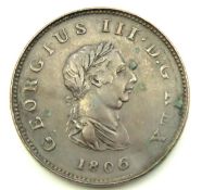 An 1806 George III penny