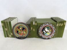 A boxed quantity of twenty three decorative Rosent