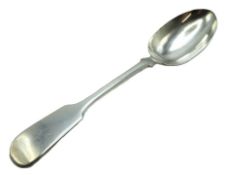 An 1842 Newcastle silver tablespoon by John Walton