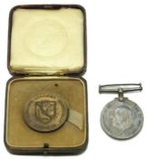 A WW1 medal awarded to F.38192 A. McLean Act. AM.1