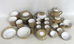 Sixty six pieces of Denby stoneware dinner service