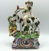 After Bow original; a 19thC. French porcelain alle