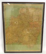 A large Geographica Ltd. transportation map, mid-C