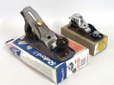 A boxed Record no. 4 plane twinned with a boxed Re