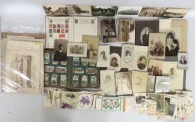 A selection of carte de viste photos, a small sele