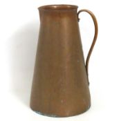 An arts & crafts style early 20thC. copper water j