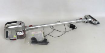 A Morphy Richards cordless vacuum, battery failing