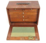 A machinists cabinet, 415mm wide x 203mm deep x 28