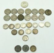 A quantity of US pre-1965 coinage, 102.1g