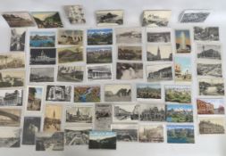 A collection of approx. 153 postcards containing i