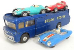 A Corgi Ecurie Ecosse racing car set, lacking box
