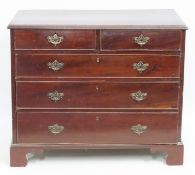 An 19thC. chest of drawers, 950mm wide x 515mm dee