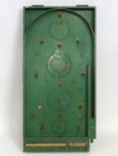 A Chad Valley Bagatelle board, 748mm x 380mm