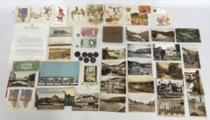 A 1909 German 3mk coin 16.7g, a Bank of Upper Cana