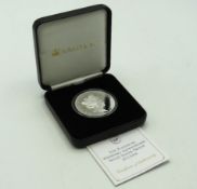 A cased £5 silver proof commemorative QEII Platinu